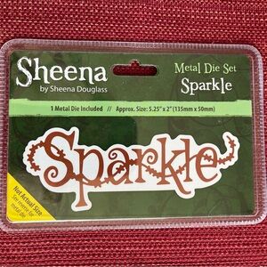Sheena brand die cut 
Sparkle